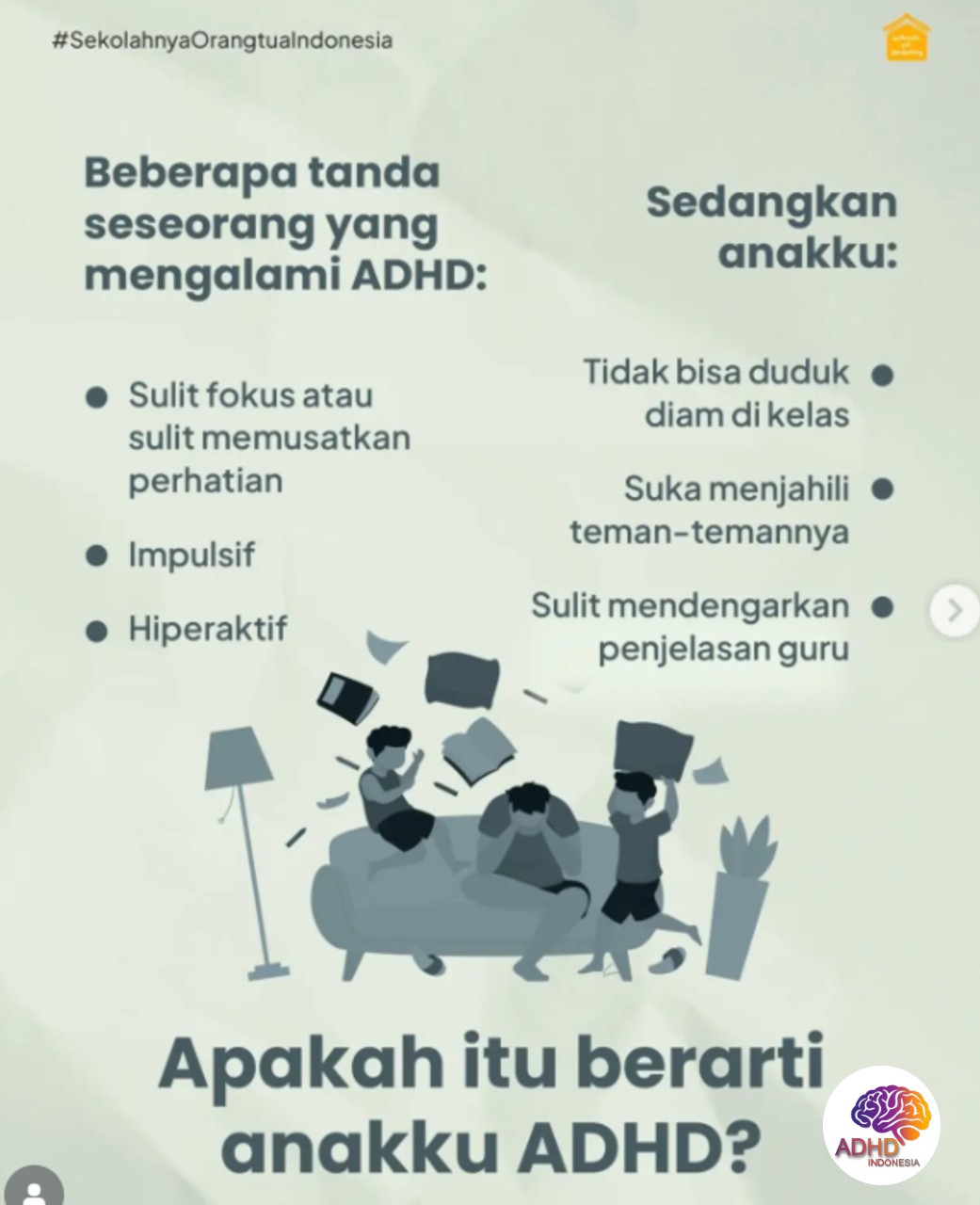 Ciri dan Gejala ADHD pada Anak Usia Dini di Kabupaten Hulu Sungai Tengah